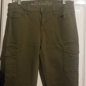 **(BUY 2 + 1 FREE)** Green Wax Jean Jeans
